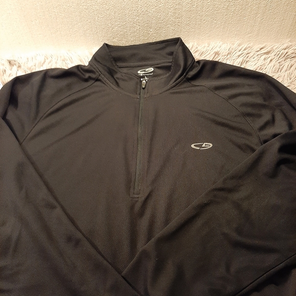 Men's Champion 3/4 zip top Size Large - Picture 1 of 7